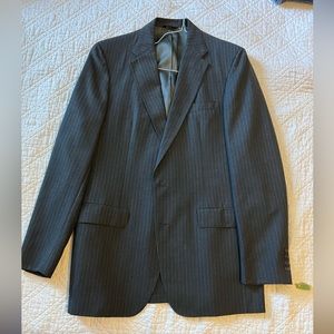 PMJ105 - Palm Beach, Men’s, 48L, Wool Sports Jacket, Gray pinstripe